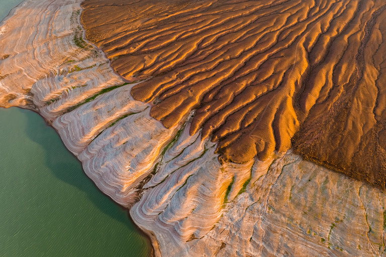 rock formations near sea